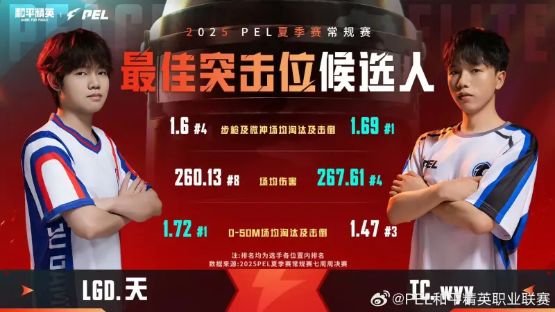 爱奇艺体育-2025PEL夏季赛常规赛最佳突击位候选人：天&amp;amp;wyy